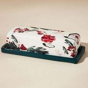 NWT Anthropologie Holly and Pear Butter Dish